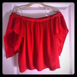 Amanda Uprichard Off Shoulder Top.